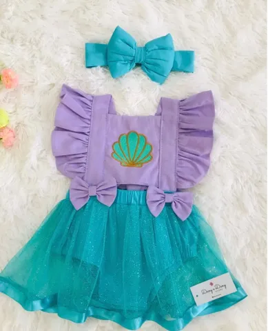 Vendo jardineira infantil com saia de tule - Roupas - Barra do Aririú,  Palhoça 1250673796