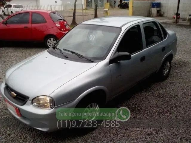 GM - Chevrolet Corsa Sedan Classic Life 1.0 Prata 2009 - Campo Grande