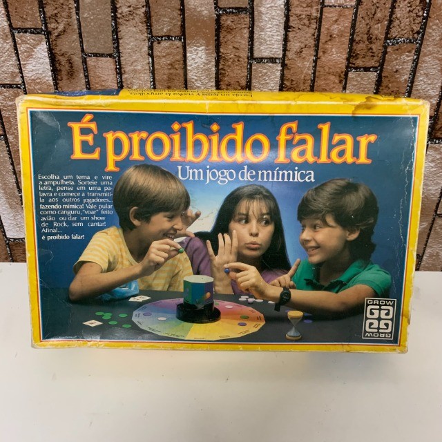 Jogo É Proíbido Falar - Loja Grow