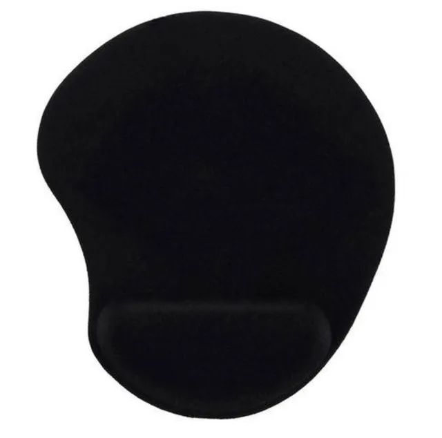 Mouse Pad Medio Com Apoio Em Gel Punho Preto