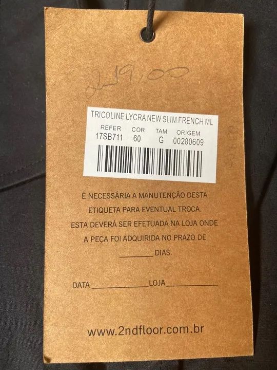 Camisa social Tricoline Ellus - Foto 5