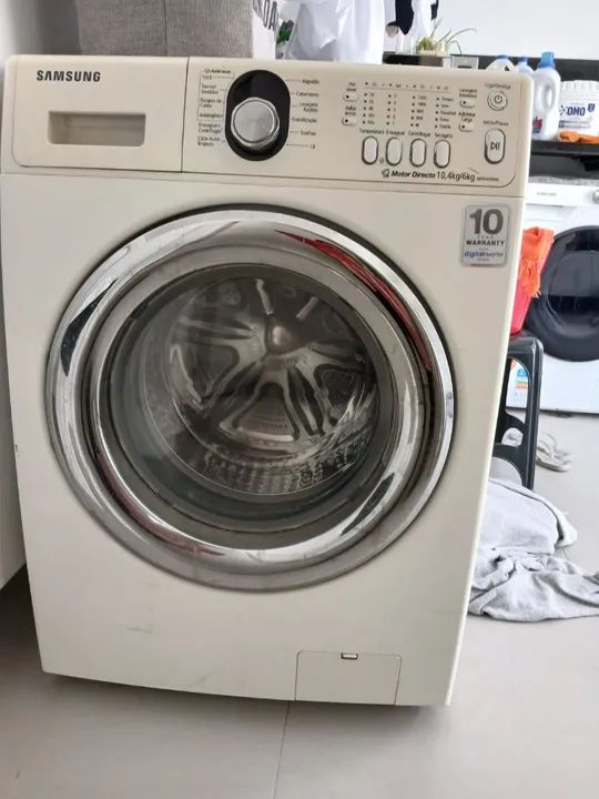 Máquina lava e seca Samsung 10 kg por   parcela no cartão a máquina é 110