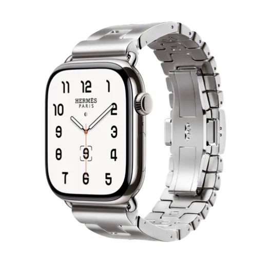 Hermes Apple Watch エルメス　Series 10 42 mm Apple Watch Series 10 42mm Hermés titânio Prata GPS + Celular