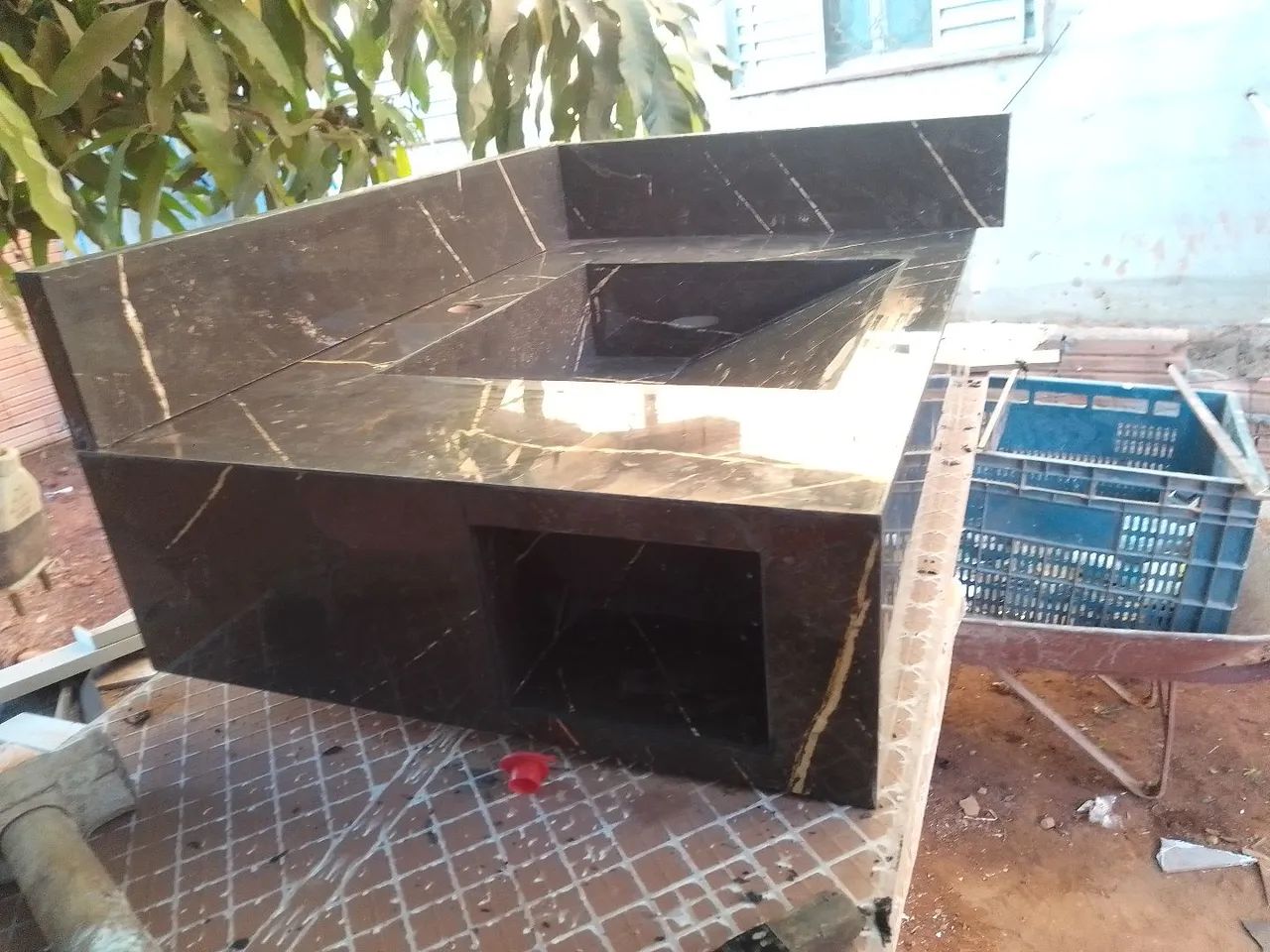 Bancada de porcelanato 