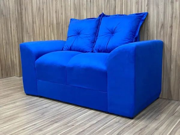 Sofá Vinho 2 e 3 Lugares/ Suede  - Foto 2