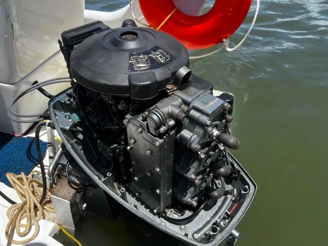 Jangada Flypper Motor 60hp todo revisado, com trim. - Foto 11