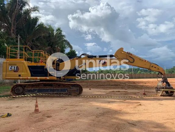escavadeira florestal caterpillar 336 com garra florestal e cabine pantográfica - Foto 3