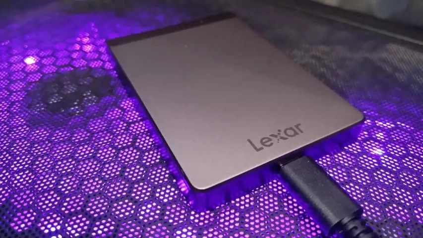 SSD Externo Lexar 512GB SL200, USB 3.1, Leitura 550MB/s Gravação 400MB/s, Novo, Lacrado  - Foto 2