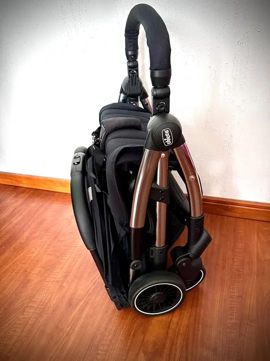 CARRINHO DE BEBE CHICCO CHEERIO JET BLACK - Foto 3