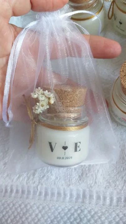 Mimos, Lembrancinha, Velas Aromáticas Veganas  - Foto 6