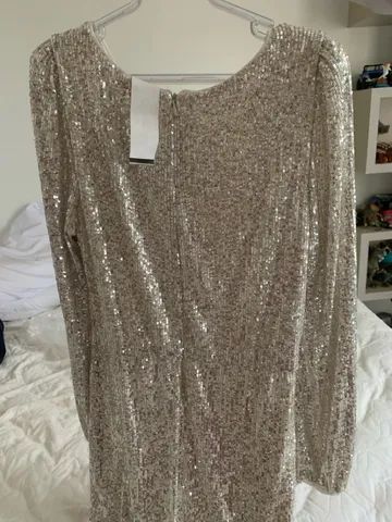 Vestido paetê prata - Foto 3