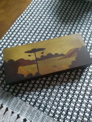 Estojo Marchetaria Antigo