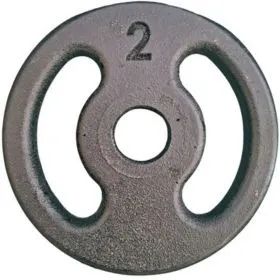 Anilha Academia 2KG Pintada por R$ 19,98 Cada - Foto 2