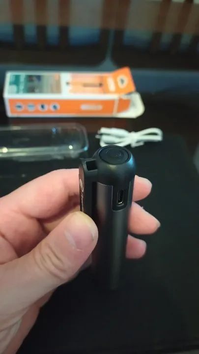 Mini Lanterna LED recarregável clipe + imã  - Foto 3