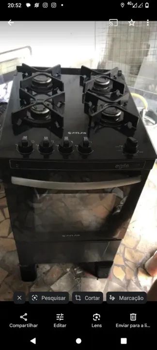 Fogão 4 Bocas Atlas e outros 