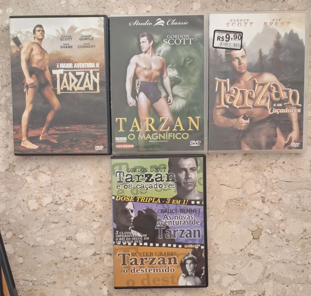 Coleção de DVDs Tarzan - 9 Filmes 
