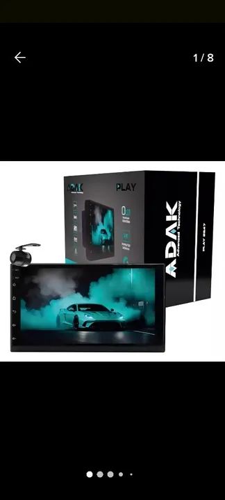 Central Multimídia Android Play Adak 7 Polegadas