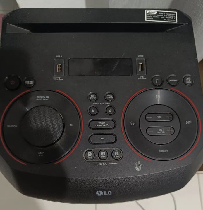Torre de Som Acústica LG XBOOM RNC7(ACEITO PROPOSTA DINHEIRO).
