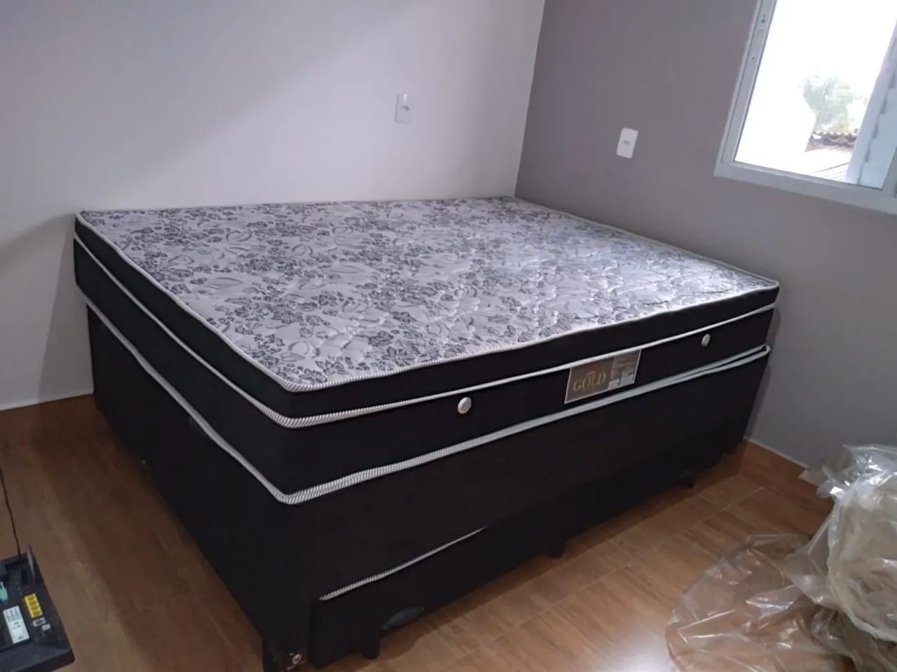 Cama bau com cama auxiliar e colchão molas - Foto 4