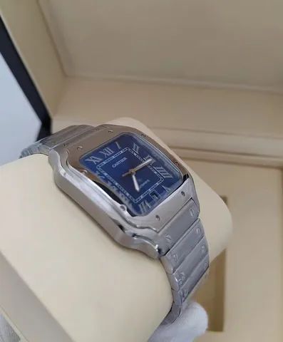 Relógio Cartier Santos Automático Azul - Foto 2