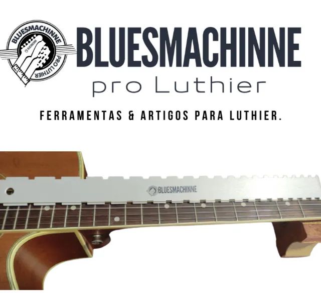Régua Entalhada para Regular Tensor de Guitarra Violão Padrão Fender 25.5 / Gibson 24.75