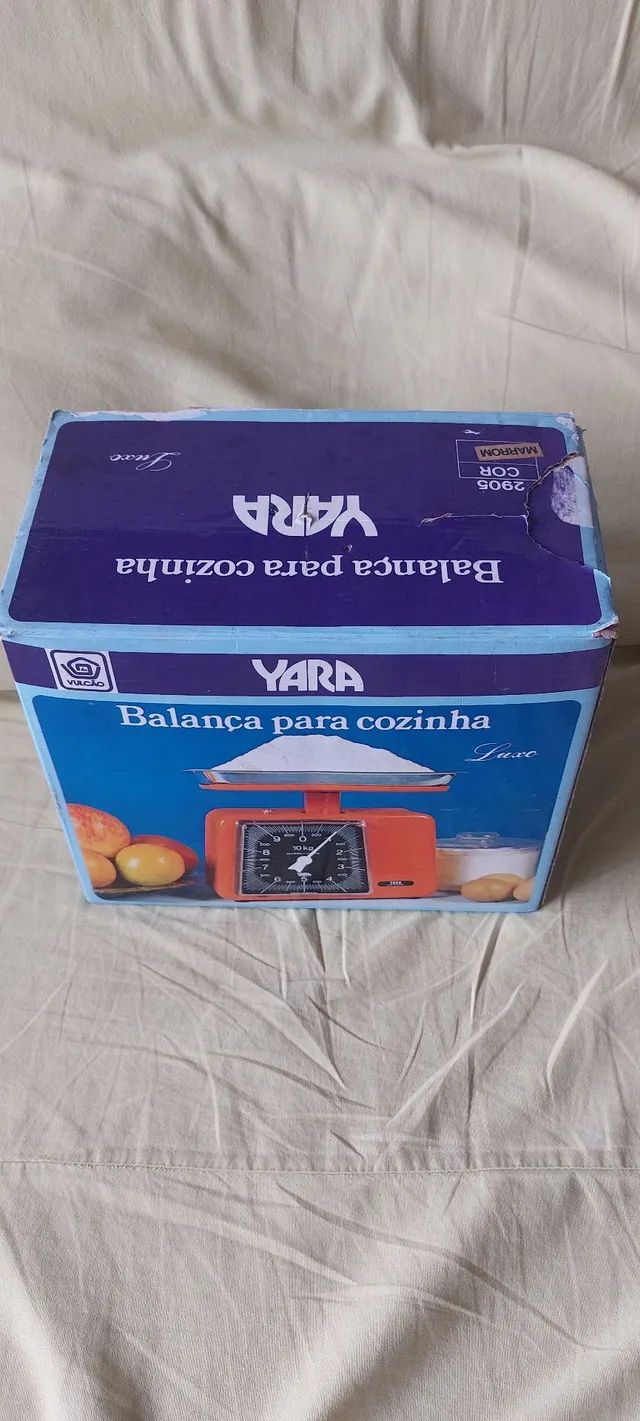Balança Antiga Yara na caixa Impecável  - Foto 4