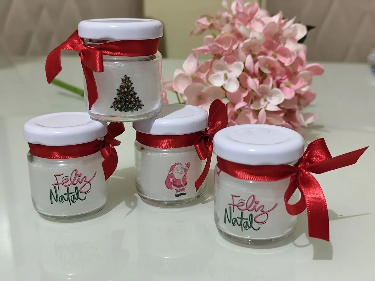 Mini velas aromáticas natalinas  - Foto 2