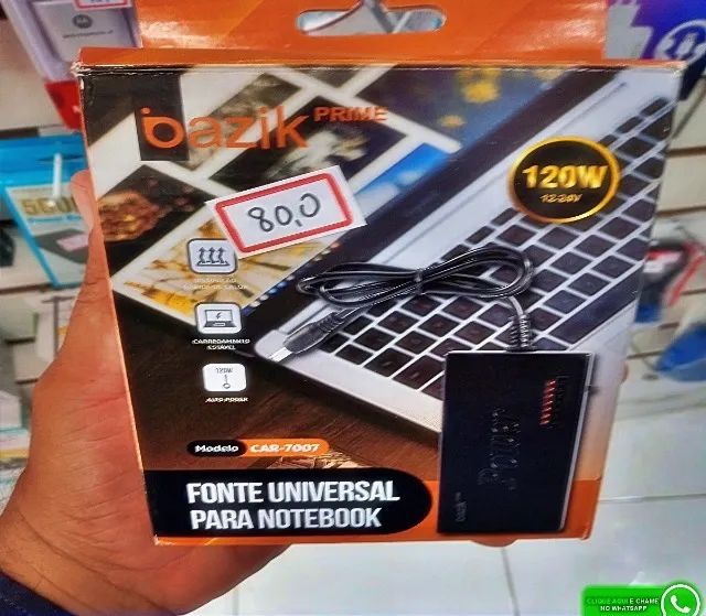 Fonte universal para notebooks 