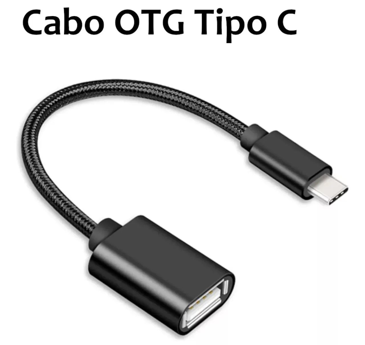 Adaptador Otg Para Celular plug Tipo C ou V8 - Foto 2