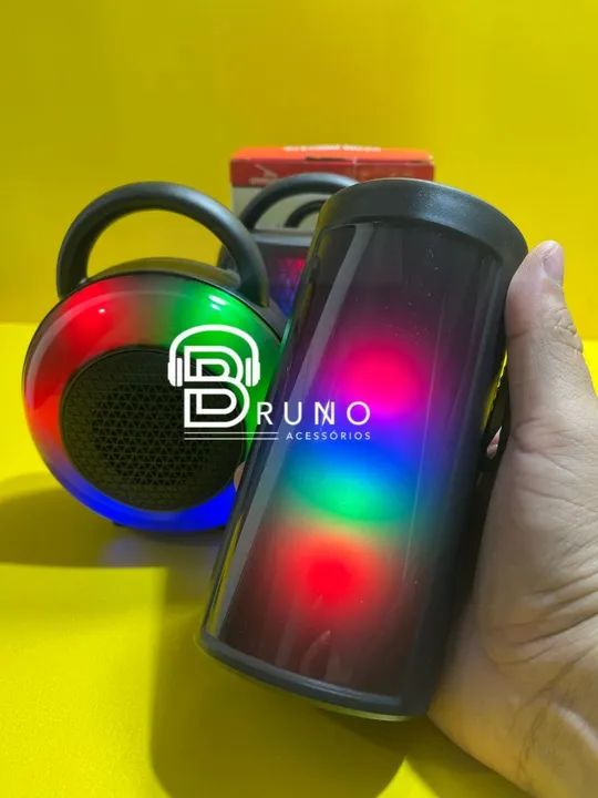 Caixinha de som Bluetooth Led - Foto 2