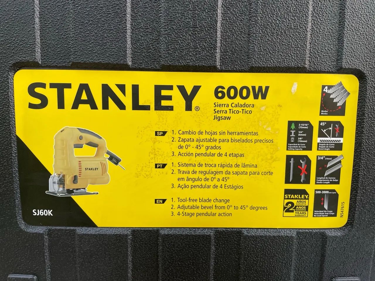 SERRA TICO TICO 600W STANLEY - Foto 5