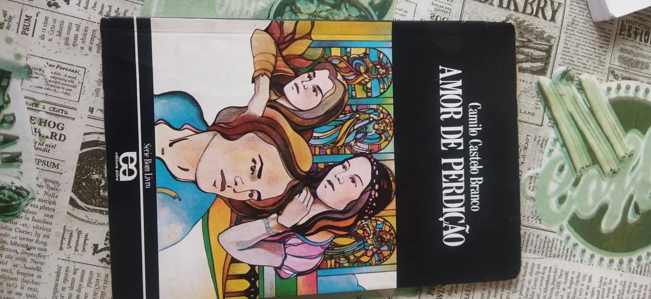 Livro Amor de Perdição - Camilo Castelo Branco