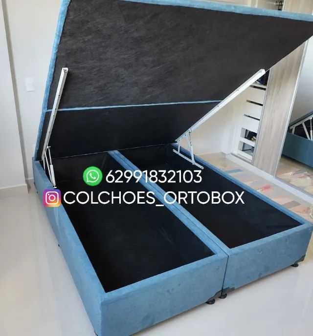 Box Baú Queen size com estrutura reforçada - Foto 4