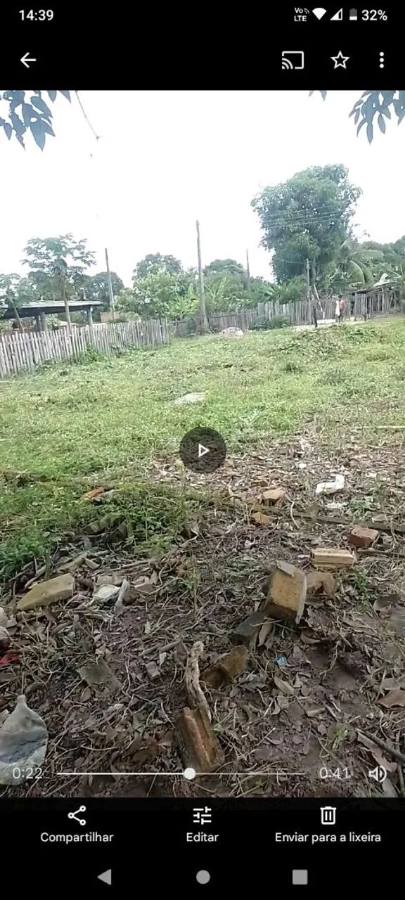 terreno 24 de frente e fundo 25 de lateral esquerdo e direito valor 25 ml valor negociavel - Foto 3