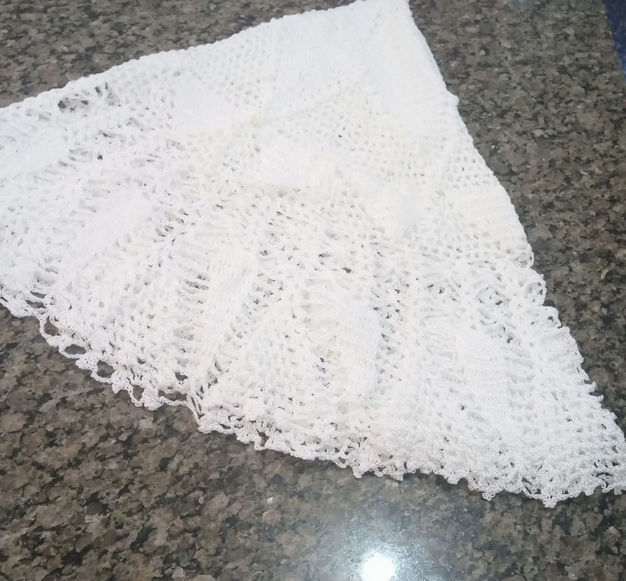 Toalha de mesa de crochê artesanal - Foto 4