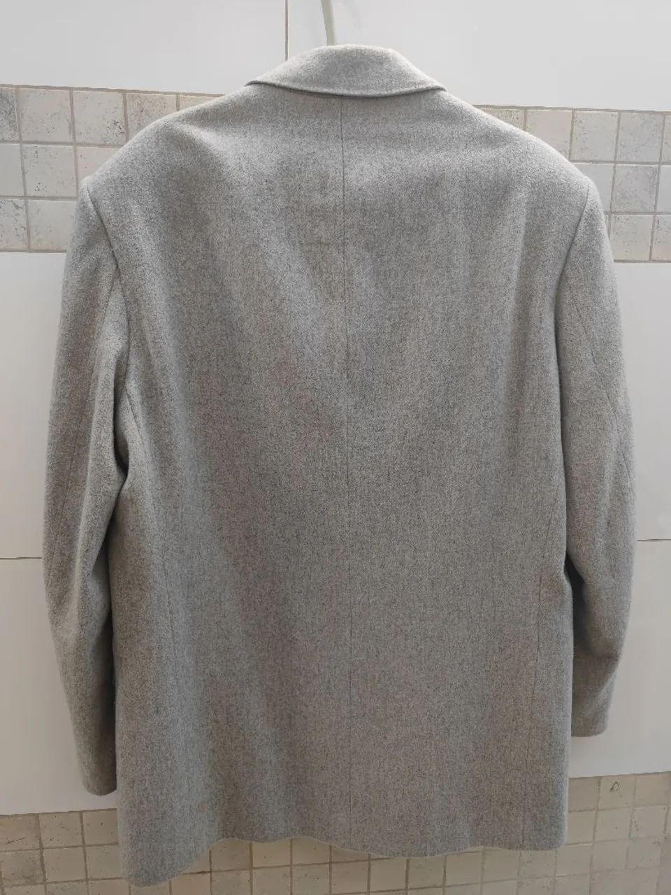 Blazer de lã cinza elegante - Foto 4