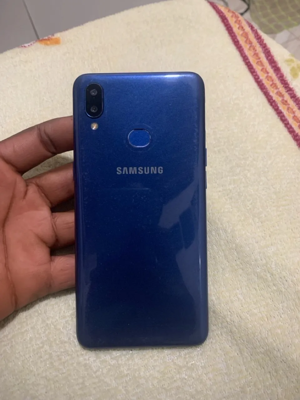 Samsung A10s Azul - Tela grande e fotos incríveis