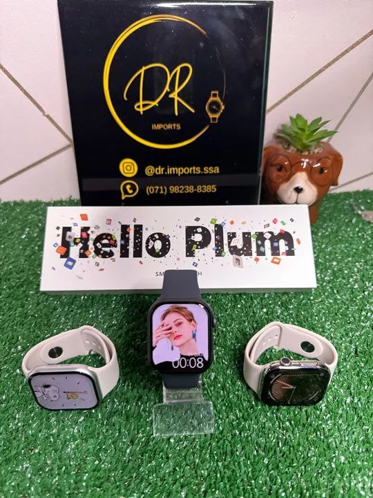 Lançamento 2025 SmartWatch Series 10 s10 Hello Plum Novo - 3 Cores