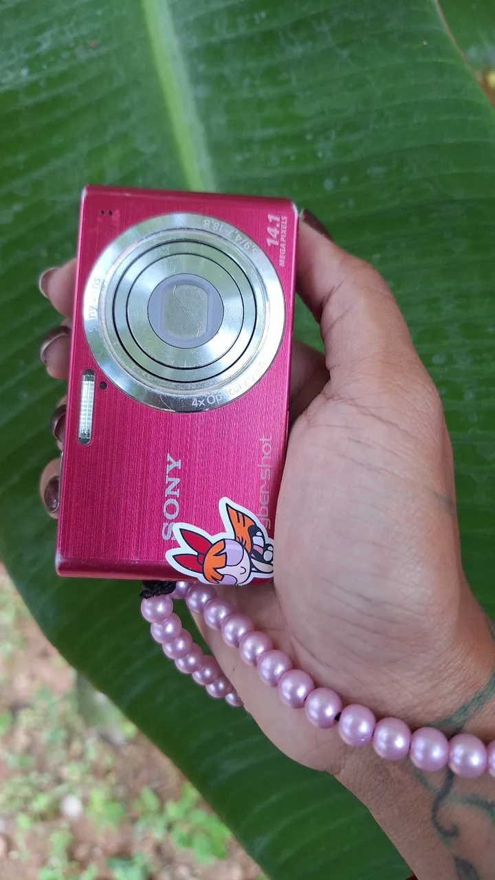 Câmera Digital Sony Cyber-shot 14.1MP rosa
