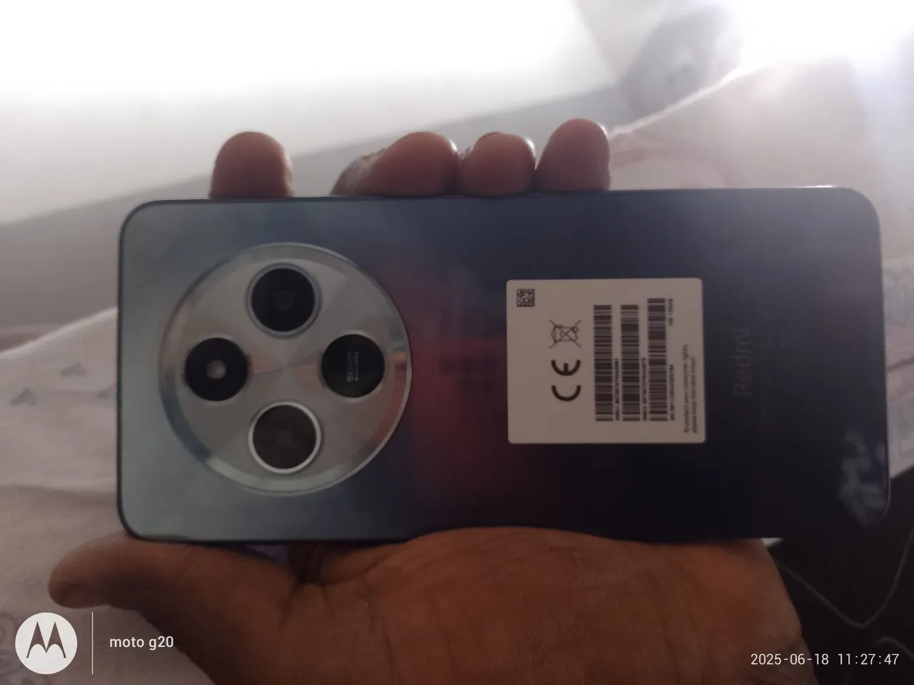Vendo celular Redmi 14 C , 8 GB RAM, 256 GB , sem nenhum arranhão,