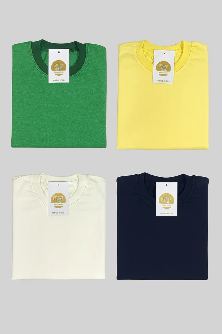 Camiseta infantil masculina malha 100 % algodão