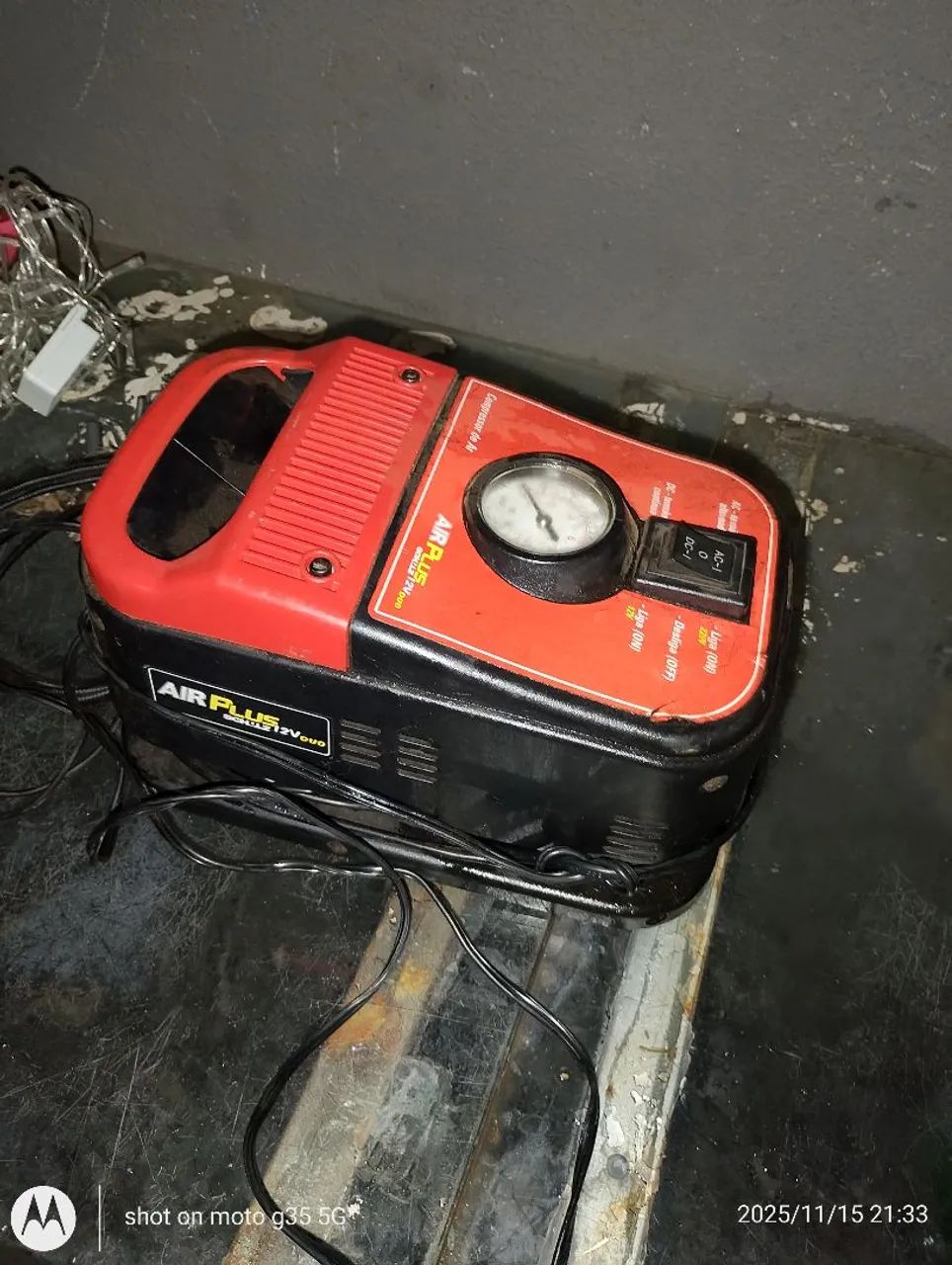 Compressor portátil liga mas não sai ar