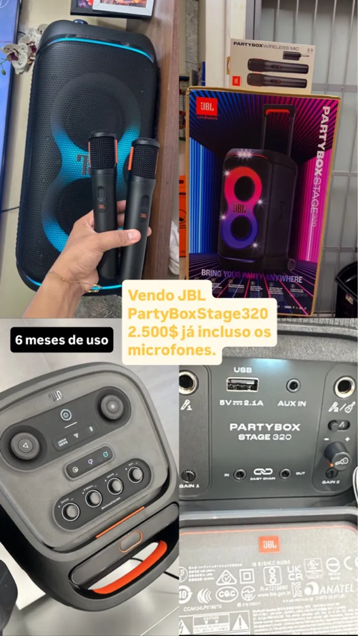 VENDO JBL PARTYJOX STAG320