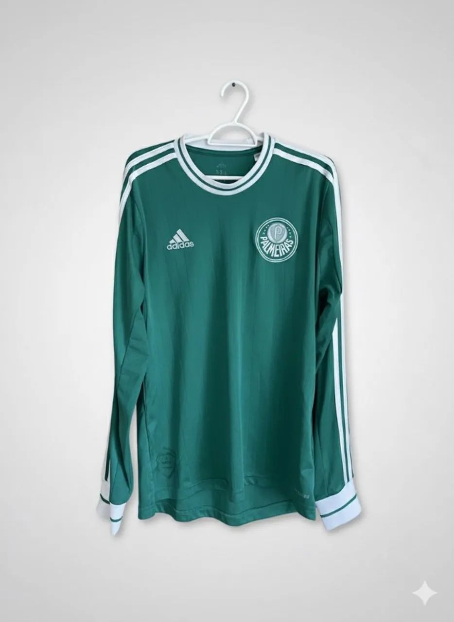 Camisa Manga longa Palmeiras Home 2013 - Adidas  - Foto 2