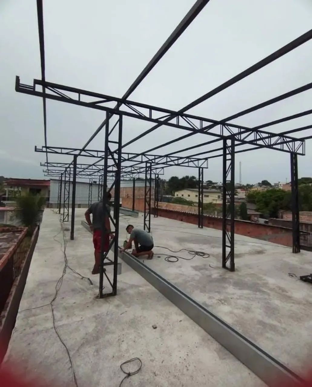 Estrutura metálica para cobertura