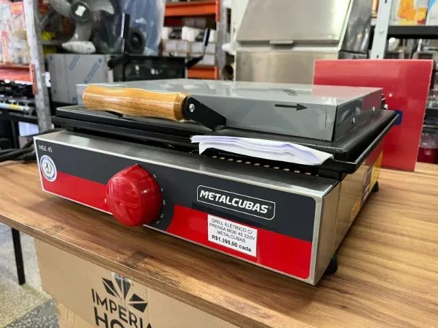 Chapa Gril elétrica Metalcubas - Foto 3