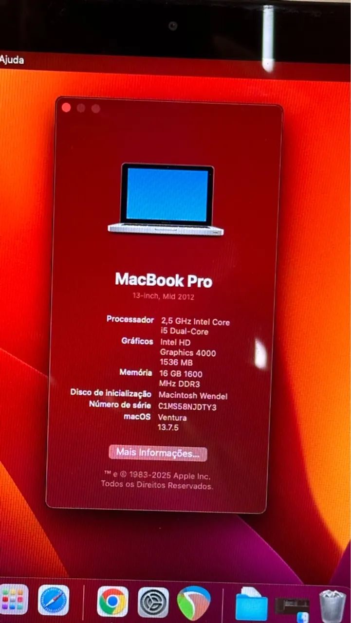 MacBook Pro 13-inch Mid 2012 - Foto 4