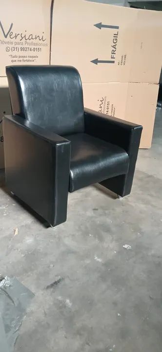 Poltrona de espera para salão de beleza e Recepção