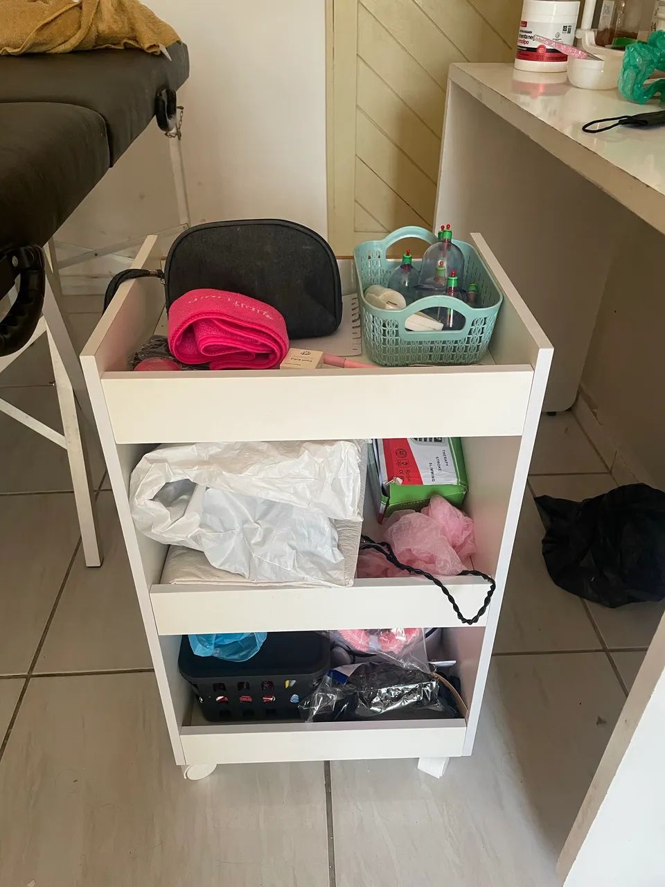 Carrinho auxiliar  - Foto 2