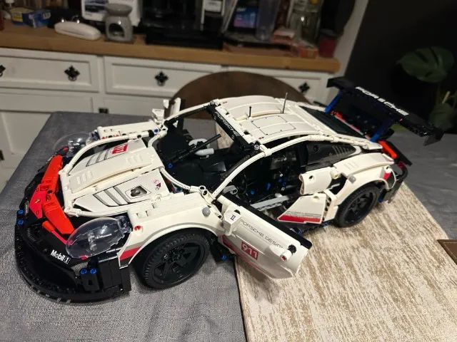 Blocos de montar Porsche 911 RSR com 1580 Peças e 50cm - Foto 5